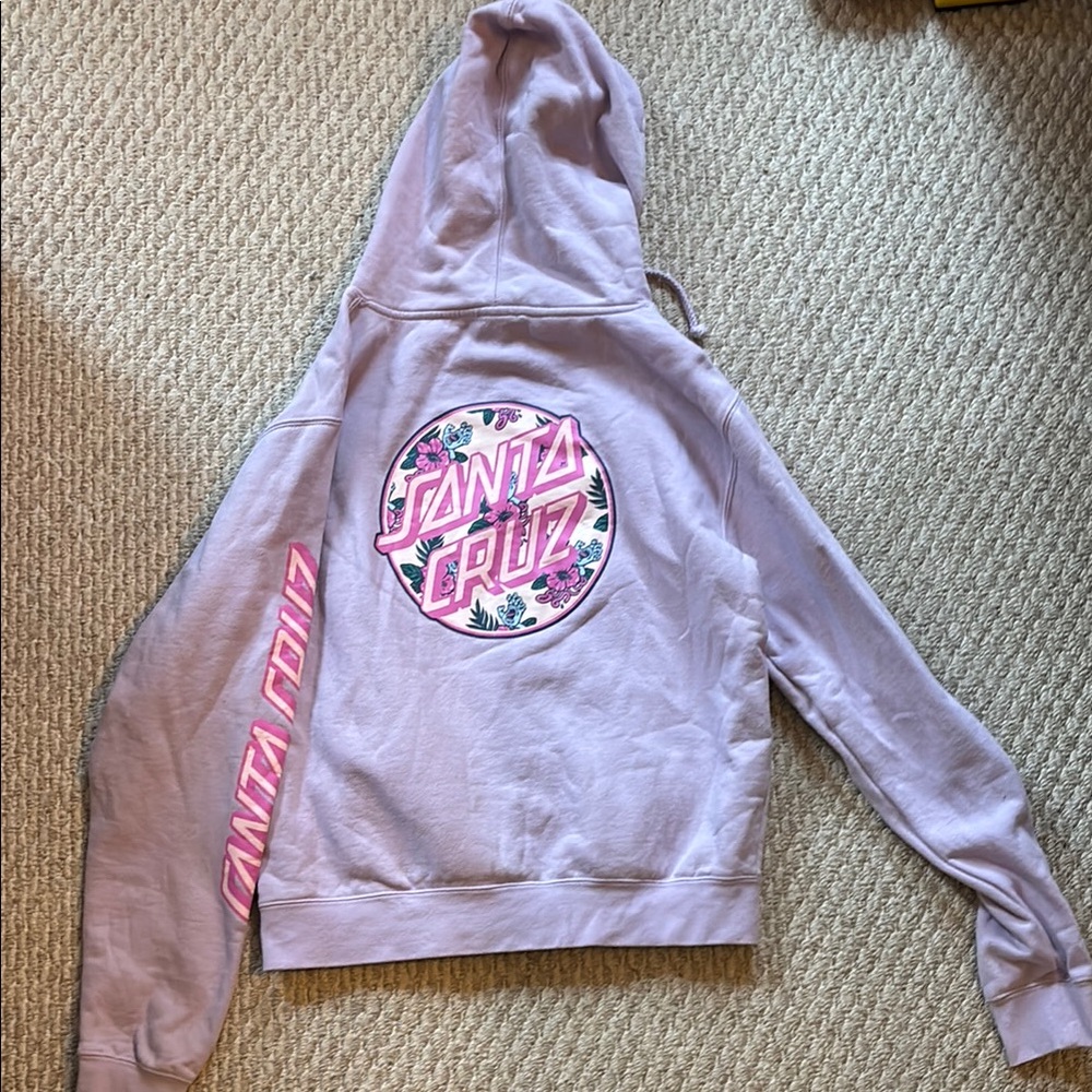 Santa Cruz Skateboards Pink Hoodie